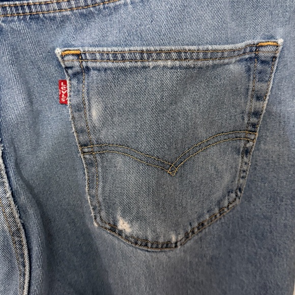 Levi's Relaxed Fit 550 Denim Jeans - Light Blue size 40/32 - Picture 4 of 8